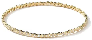 18kt yellow gold Stardust Starlet diamond bangle
