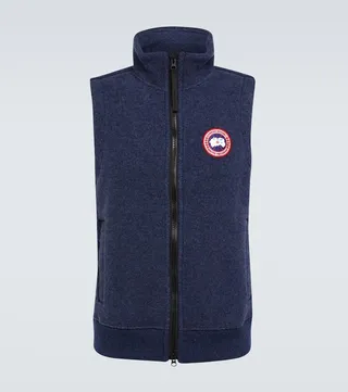 Mersey wool-blend fleece vest