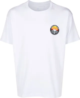 chest logo-print detail T-shirt