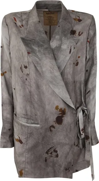 Uma Wang Distressed Side Tied Jacket