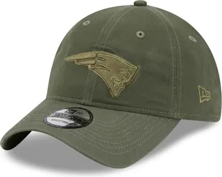 Men's New Era Olive New England Patriots Core Classic 2.0 Tonal 9TWENTY Adjustable Hat