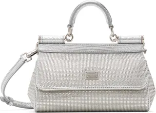 Dolce & Gabbana Silver Kim Kardashian Small Sicily Bag