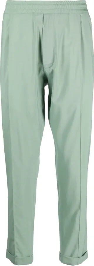 Cropped Cigarette Trousers