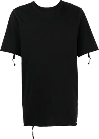 seam-detailing cotton T-shirt