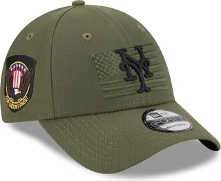 Men's New Era Green New York Mets 2023 Armed Forces Day 9FORTY Adjustable Hat
