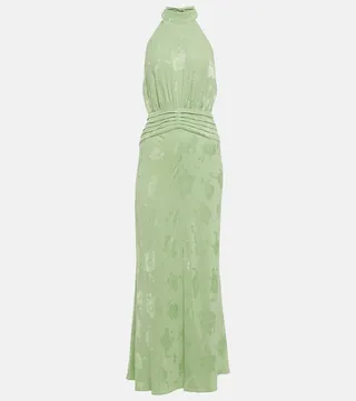 Kendra floral halterneck dress