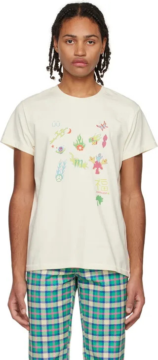 Double Rainbouu Off-White Full Moon T-Shirt