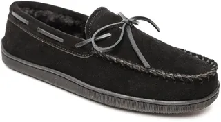 Faux Shearling Lined Hard Sole Moccasin