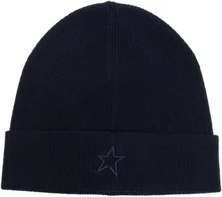 Embroidered Merino Wool Beanie