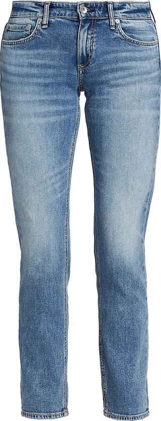 Dre Low-Rise Slim Boyfriend Jeans