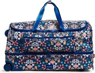Vera Bradley Women's Ripstop XL Rolling Duffel Bag Black
