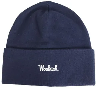 Woolrich Logo Embroidered Knit Beanie