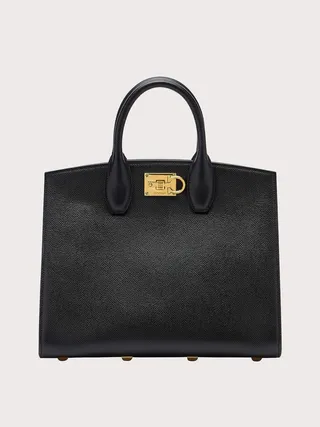 Ferragamo Women Ferragamo Studio Box bag (M) Black