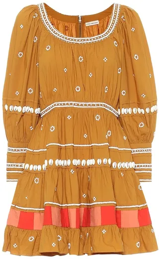 Adama cotton-poplin minidress