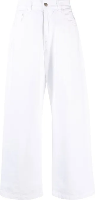 Red Cross wide-leg jeans