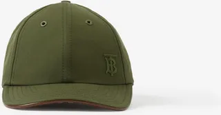 Burberry Monogram Motif Tropical Gabardine Baseball Cap