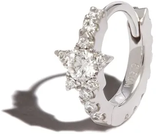 18kt gold Diamond Star Eternity earring