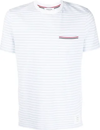 Blue Striped Cotton Shirt
