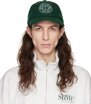 Sporty & Rich Green Monaco Cap
