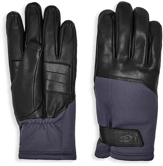 Leather Wrist Wrap Gloves
