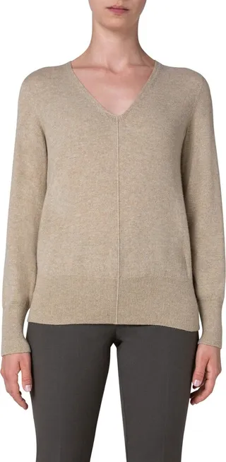V-neck Cashmere Sweater