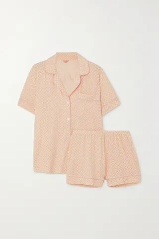 Eberjey - Gisele Printed Stretch-tencel Modal Pajama Set - Pink