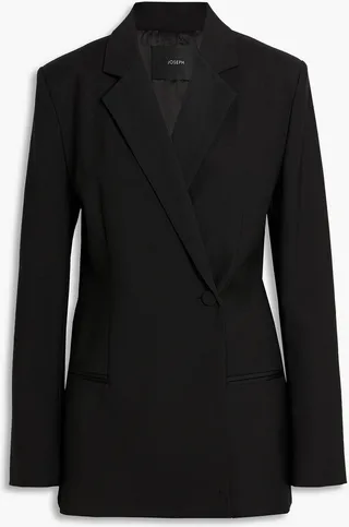 Joplin double-breasted wool-blend blazer