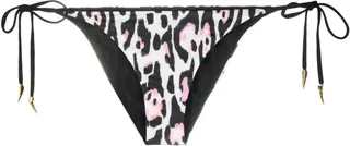 Leopard-Print Bikini Bottoms