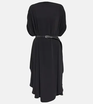 Satin midi dress