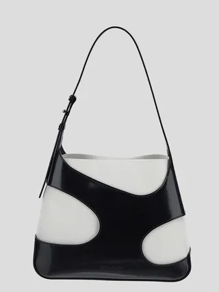 Salvatore Ferragamo Cut-Out Detailed Logo Debossed Shoulder Bag