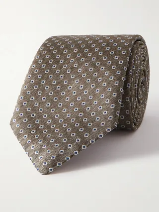 8cm Silk-Jacquard Tie