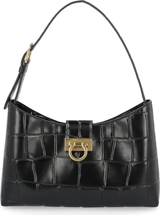 Salvatore Ferragamo Logo Detailed Shoulder Bag