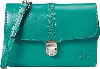 Patricia Nash Belizzi Crossbody (Teal) Handbags