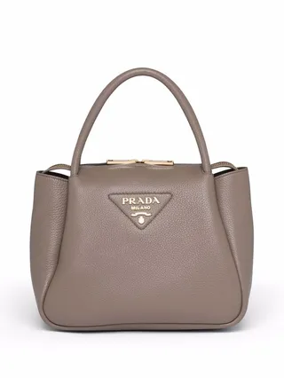 Small Logo-Plaque Tote Bag
