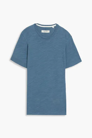 Slub organic cotton-jersey T-shirt