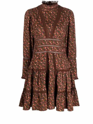 Floral Print Tiered Dress