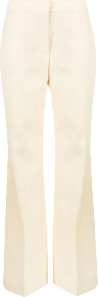 High-Waisted Straight-Leg Trousers