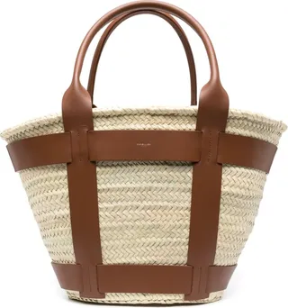 The Santorini raffia tote bag