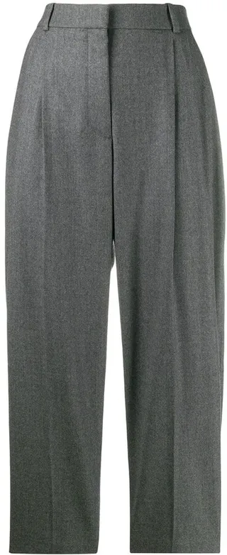 Cropped Tailored Trousers