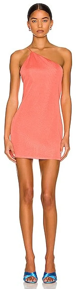 GAUGE81 Beja Short Dress in Coral