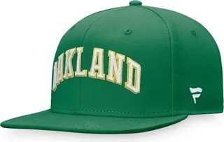 Men's Fanatics Branded Kelly Green Oakland Athletics Cooperstown Collection Fitted Hat