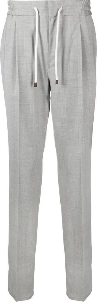 Tapered Drawstring Trousers