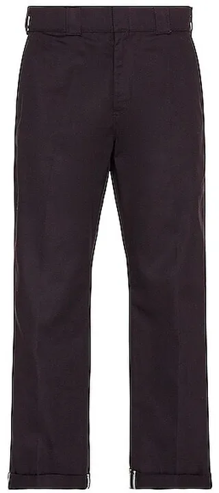 Dickies Regular Fit Cuffed Straight Leg Pant in Black