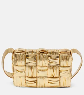 Cassette Small leather shoulder bag