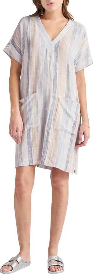 Viola Linen Blend Shift Dress