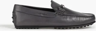 + Alber Elbaz Double T leather driving shoes