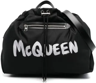 Logo-Print Luggage Bag