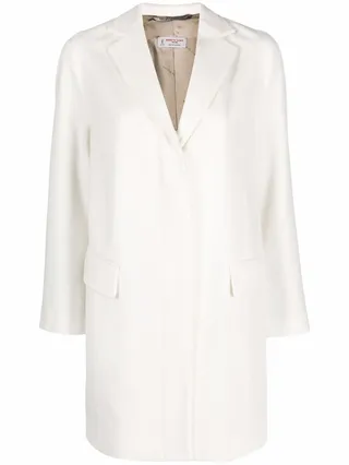 Buttoned Up Wool Coat