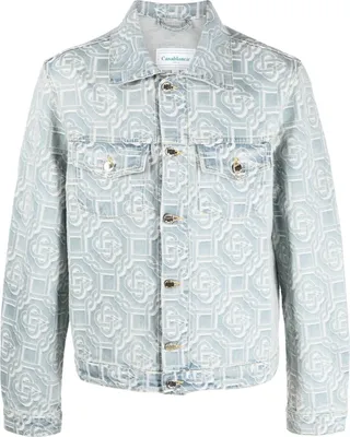 CASABLANCA- Monogram Denim Jacket