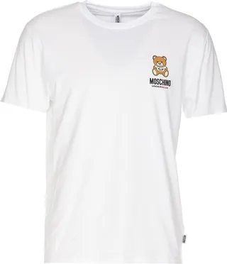 Moschino Logo Printed Crewneck T-Shirt